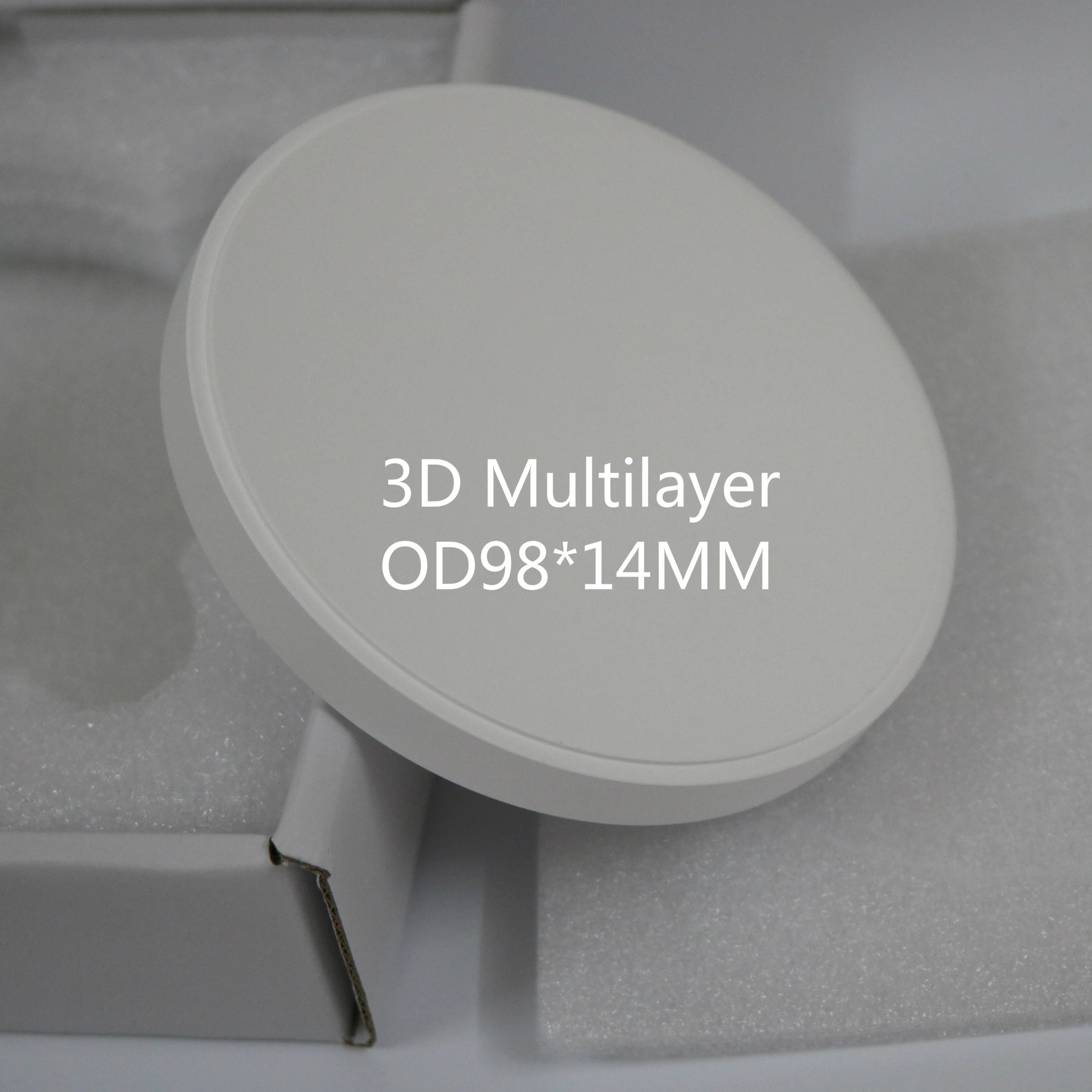 Многослойные 3D циркониевые керамические блочные диски градиентные прочные