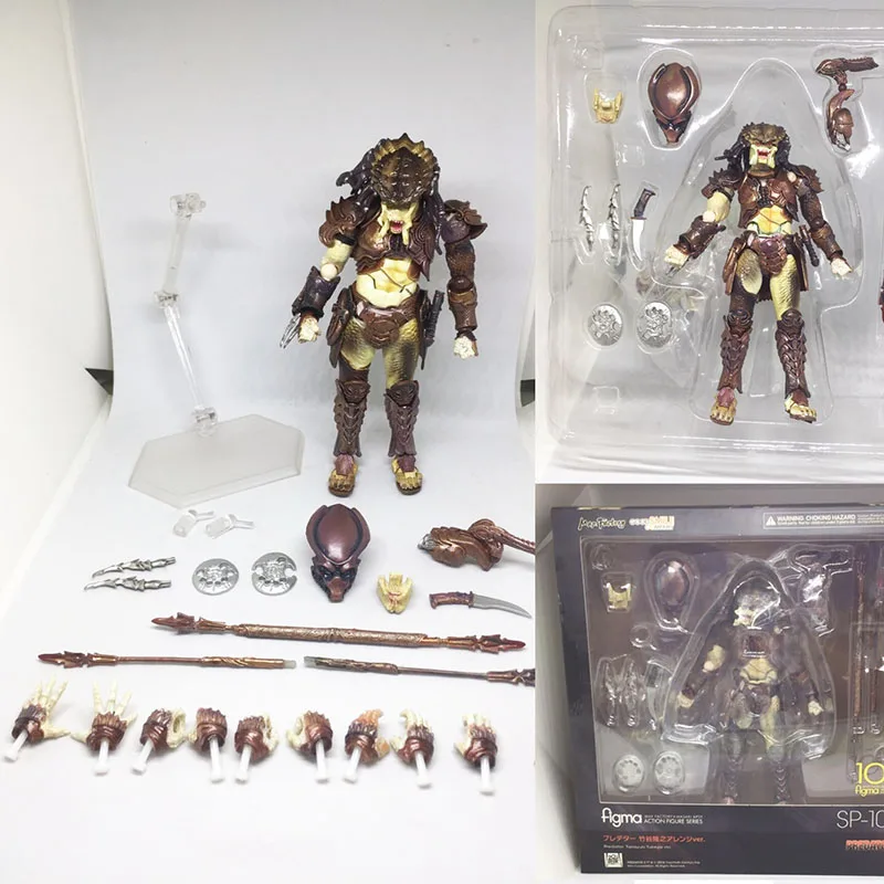 Фигура хищника Figma SP 109 10th Alien VS Predator экшн фигурка игрушка кукла в подарок|Игровые