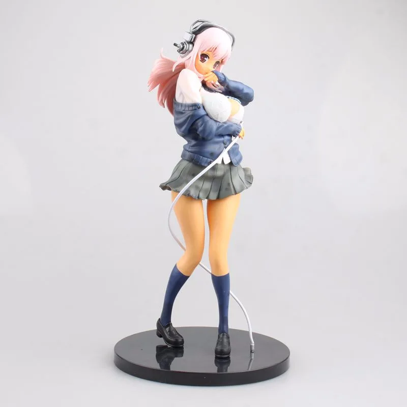 Сексуальная фигурка из аниме Super Sonico Winter Ver. Масштаб 1/6 ПВХ фигурки коллекционные