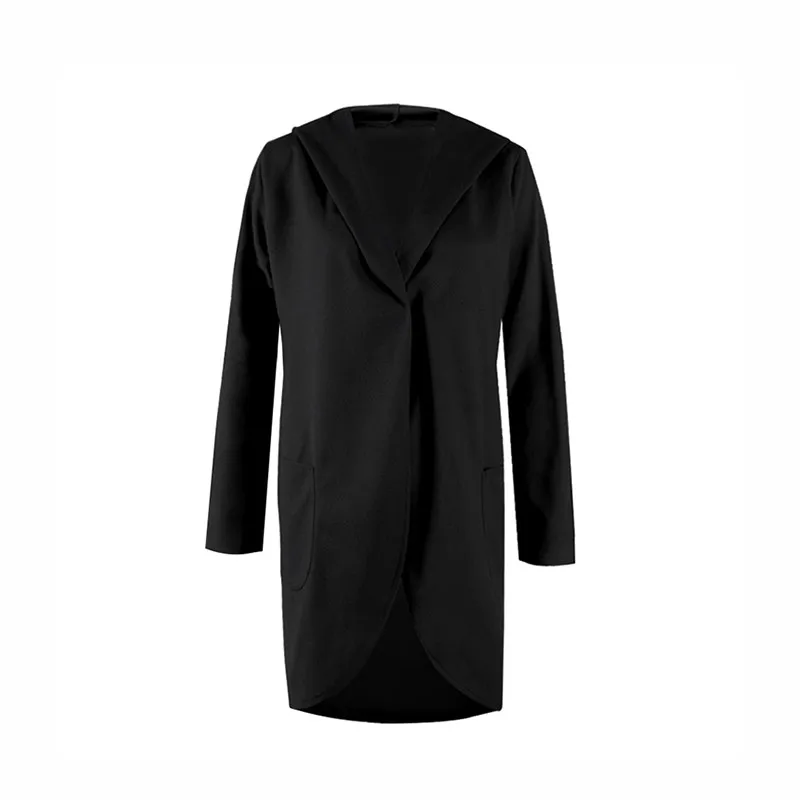 2017 New Autumn High Fashion Trend Street Women's Wool Blend Trench Coat Casual Long Outerwear Loose Clothing For Lady | Женская