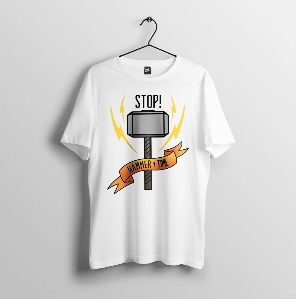 Stop!Thor Avenger Inspired Design-мужские очень популярные Стильные облегающие хлопковые