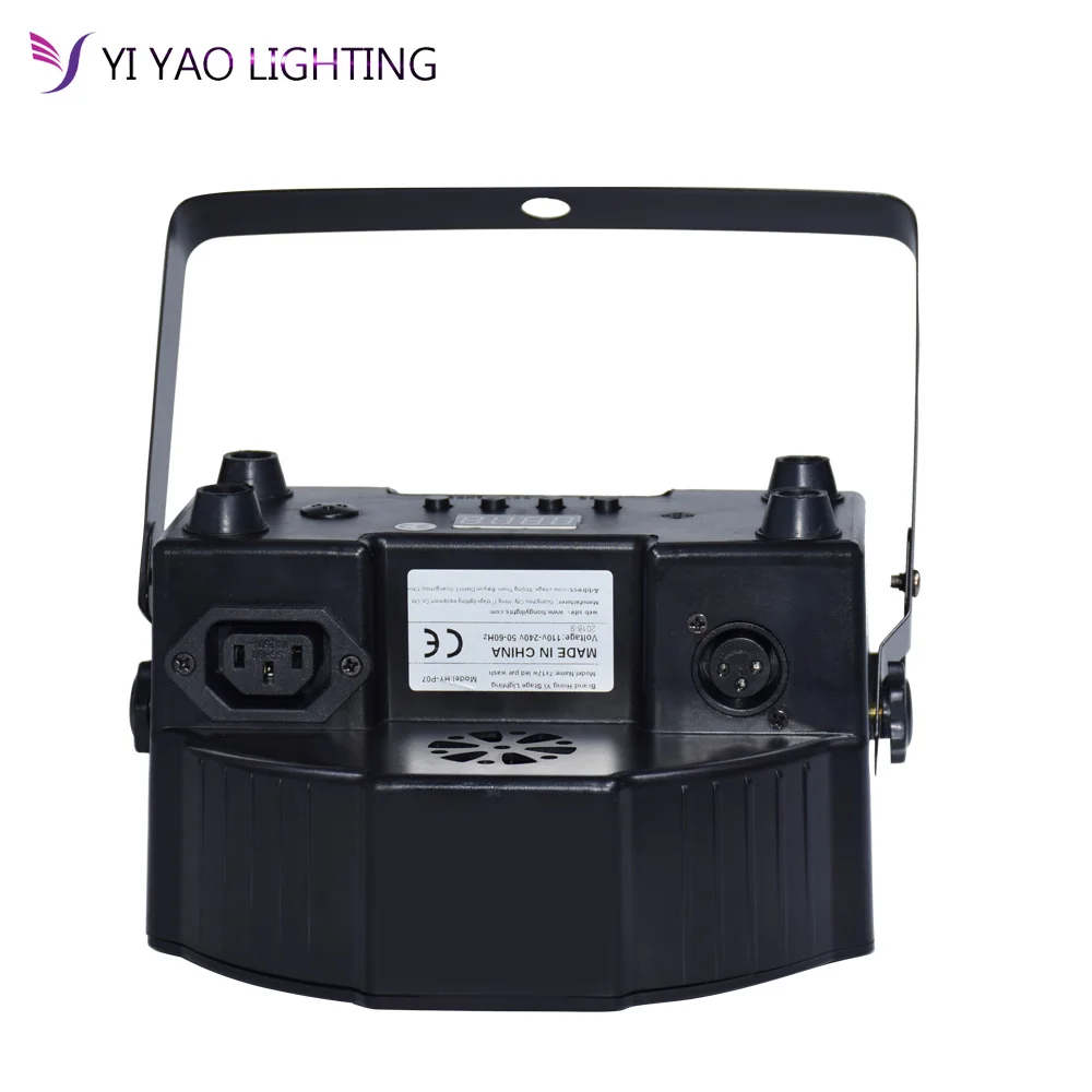 Высококачественный плоский светодиодный прожектор Par 7X12w RGBW DMX512 контроллер DJ