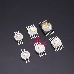 RGBW (RGB + W + Y + UV) 6 Вт, 9 Вт, 12 Вт, 15 Вт, 21 Вт Светодиодная лампа, эмиттерные диоды для освещения сцены