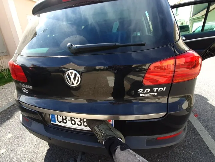 4 шт./компл. подходит для Tiguan 2012 2013 2014 2015 2016 ABS Chrome матовая отделка внутренняя