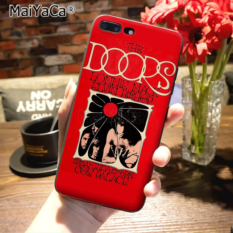 MaiYaCa the Door jim morrison Luxury High end phone Accessories Case for iPhone 7plus 8 6 6S Plus X 5S 11 12pro SE shell|Бамперы| |
