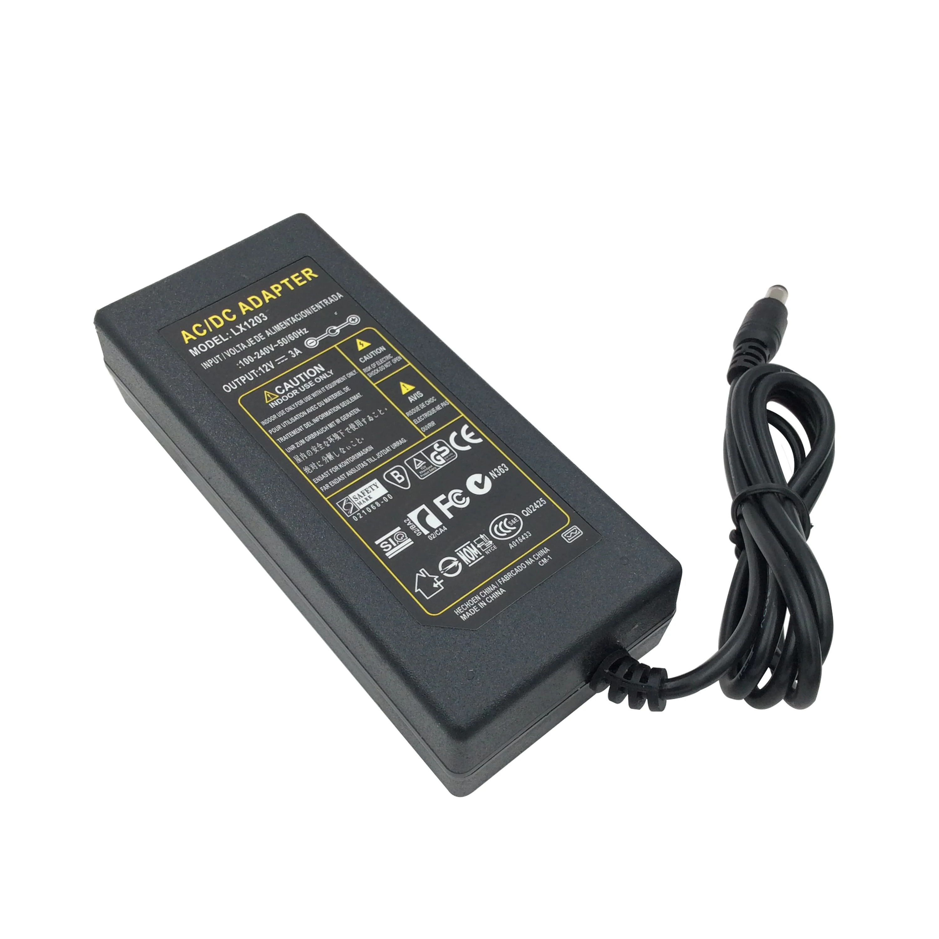 

LED Lighting Transformer power supply 220/110V AC to DC 12V 1A 2A 3A 4A 5A 6A adapter for led strip lamp lighting driver plug