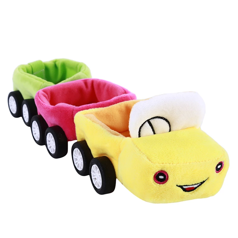 Creative Funny Multcolor Cotton Blends Train Toys For Baby Cartoon Animal Car Early Development Popular Toy |