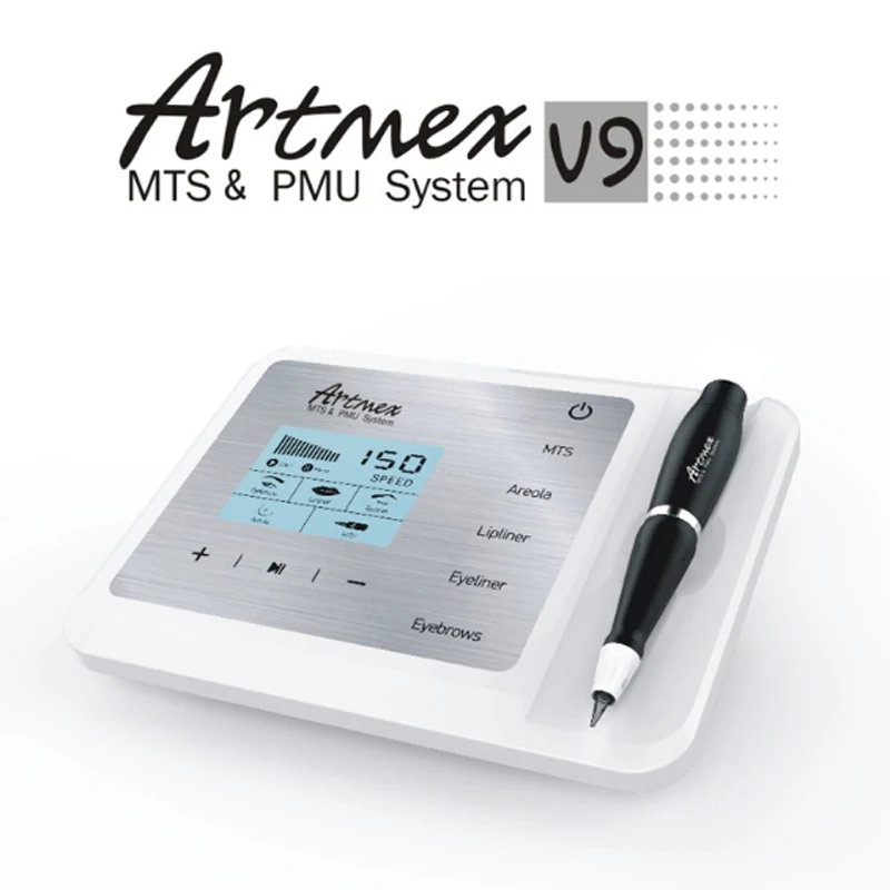 Прямая продажа Artmex V9 цифровой Перманентный макияж микро ручка для бровей
