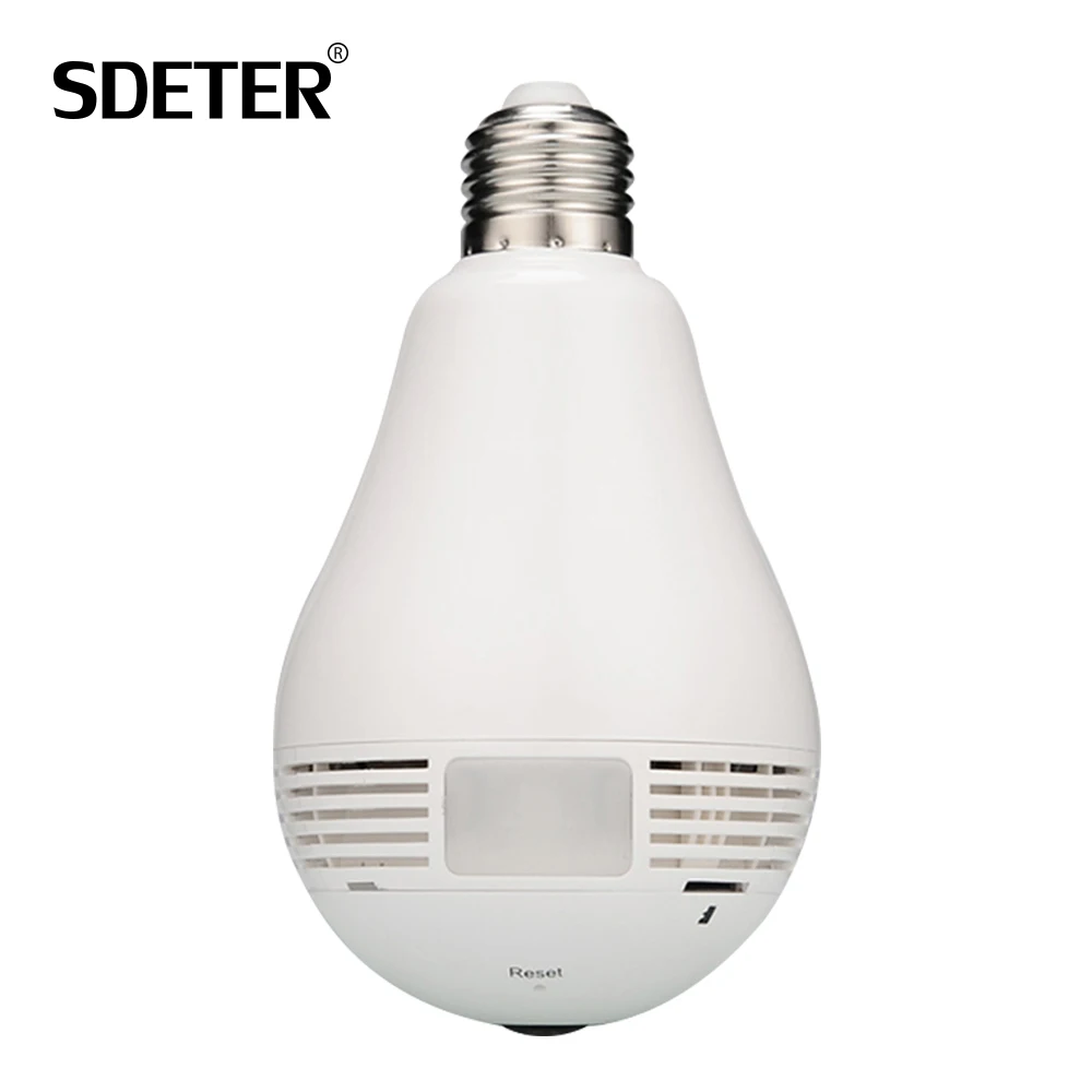 Sdever 960P лампа для камеры Беспроводная ip камера безопасности панорамная Мини WIFI CCTV