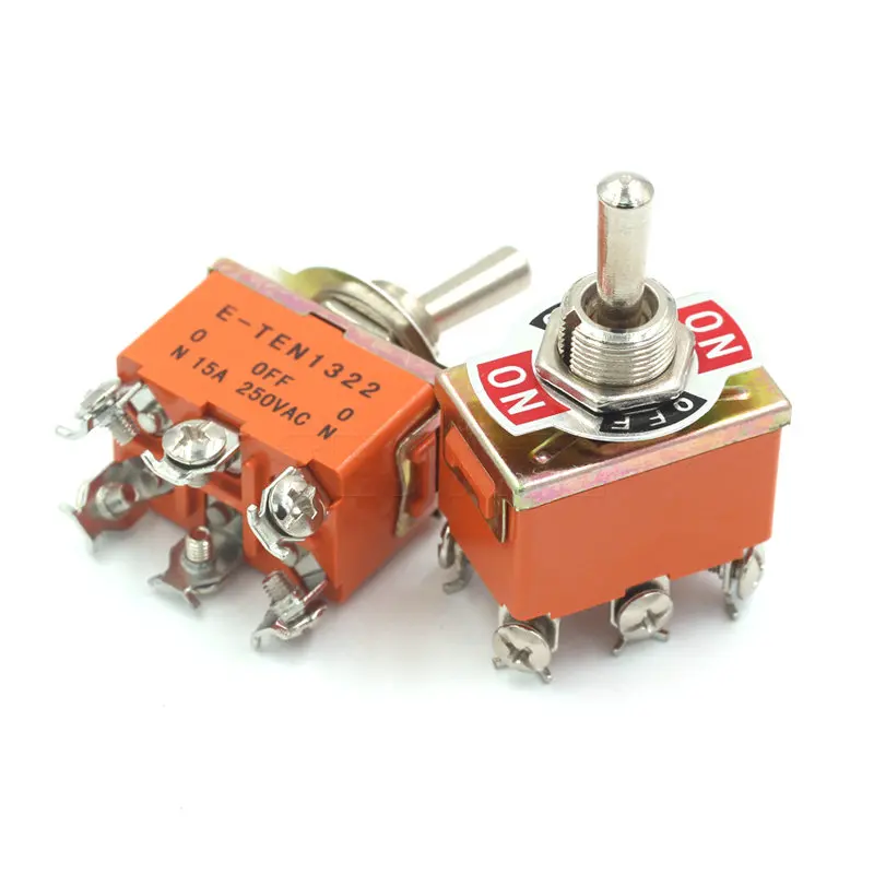 Микропереключатель E-TEN1322 рычажный переключатель 6 pin head 3 класс переключатель двухполюсный двойной переключатель блока питания