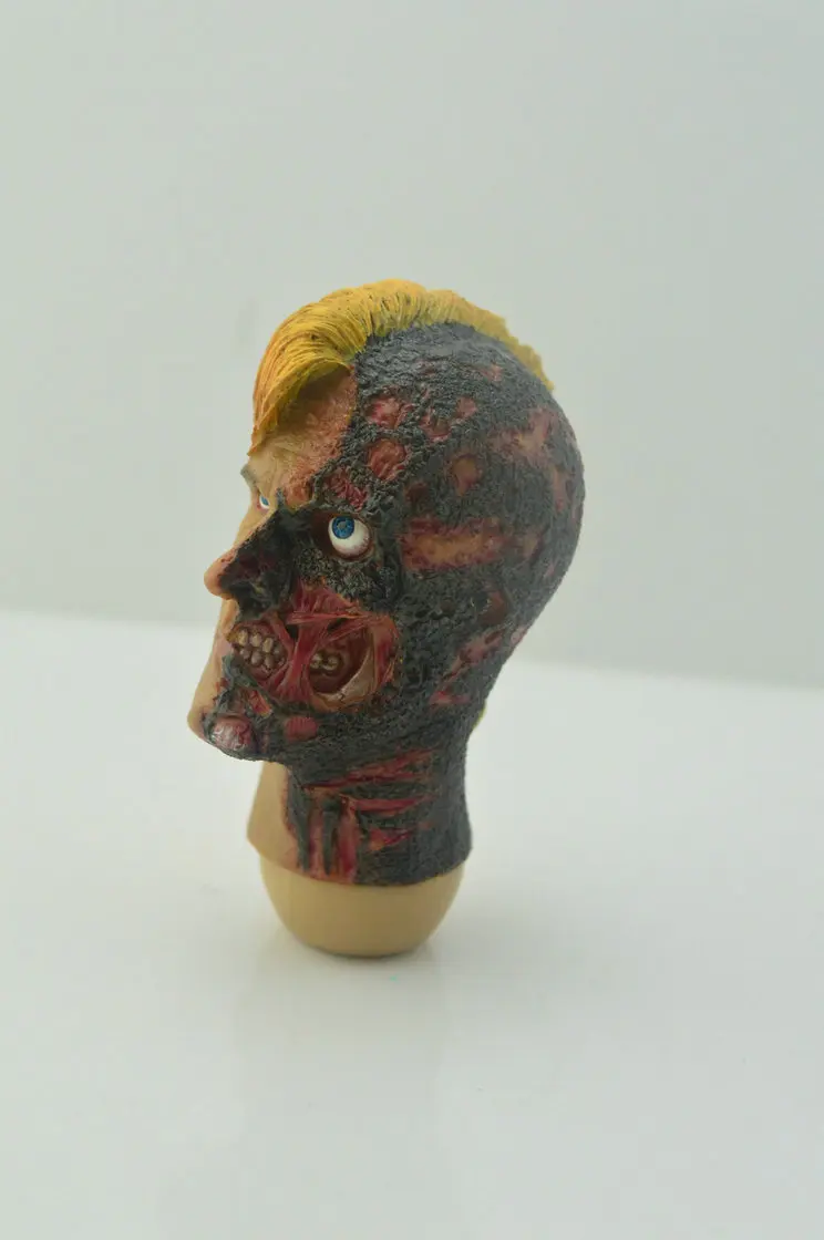 1/6 масштаб Аарон Экхарт сгорела голова лепить два лица подходит для горячих