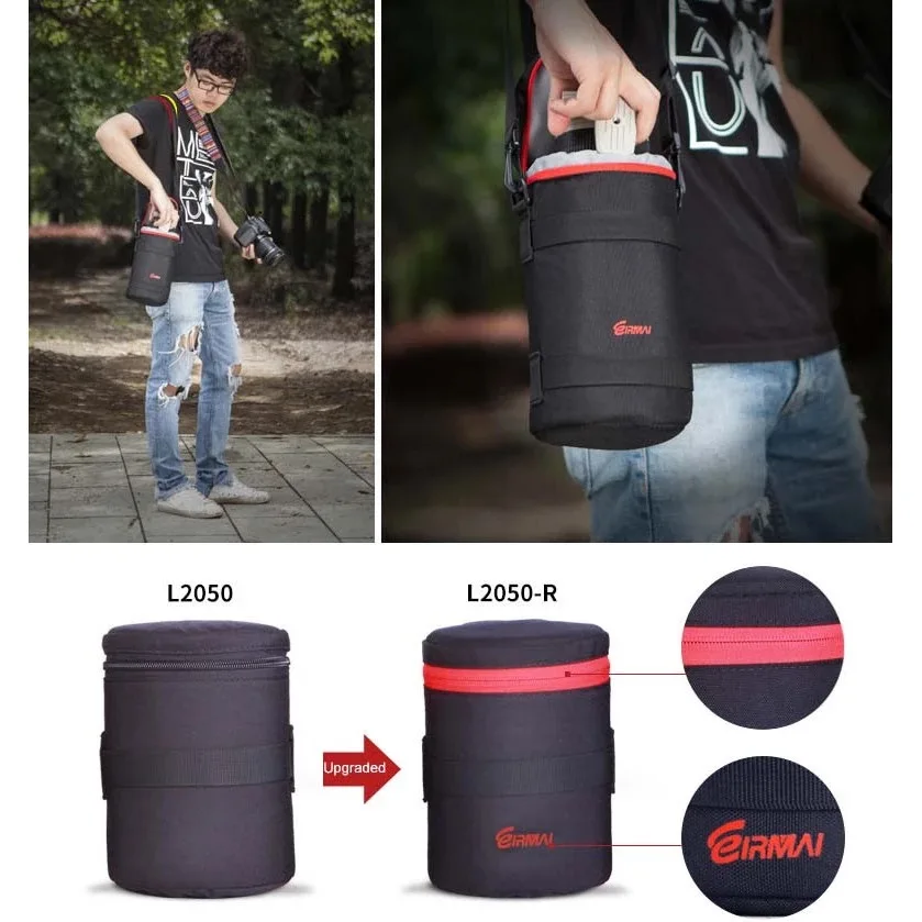 Нейлоновые функциональные сумки для объективов EIRMAI чехол DSLR камер объектива 70 200