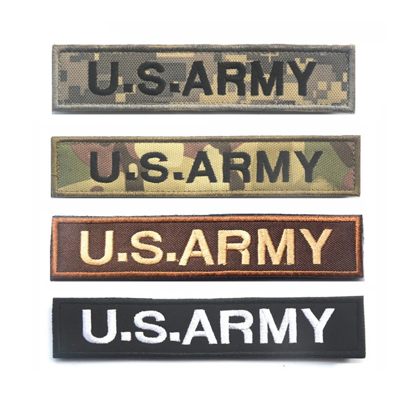 Вышитый патч США AARMY Флаг Костюм Аппликация эмблема значки тактическая вышитая