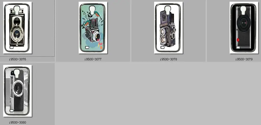 CASECITYForSAMSUNG GALAXY S4 I9500 Protective Case Mobile Phone Bag Hard Back Cover Vintage Camera s4-3076 |