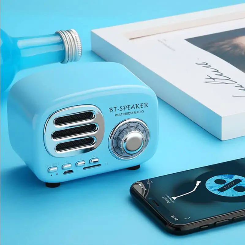 BT02 Мини Bluetooth колонки hi fi звук MP3 музыкальный плеер Поддержка 32G TF карта AUX с HD