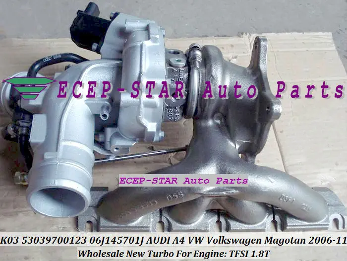 K03 53039700123 53039880123 06J145701J Turbo Turbine Turbocharger For AUDI A4 Volkswagen VW Magotan 2006-11 1.8L TFSI 1.8T | Автомобили и