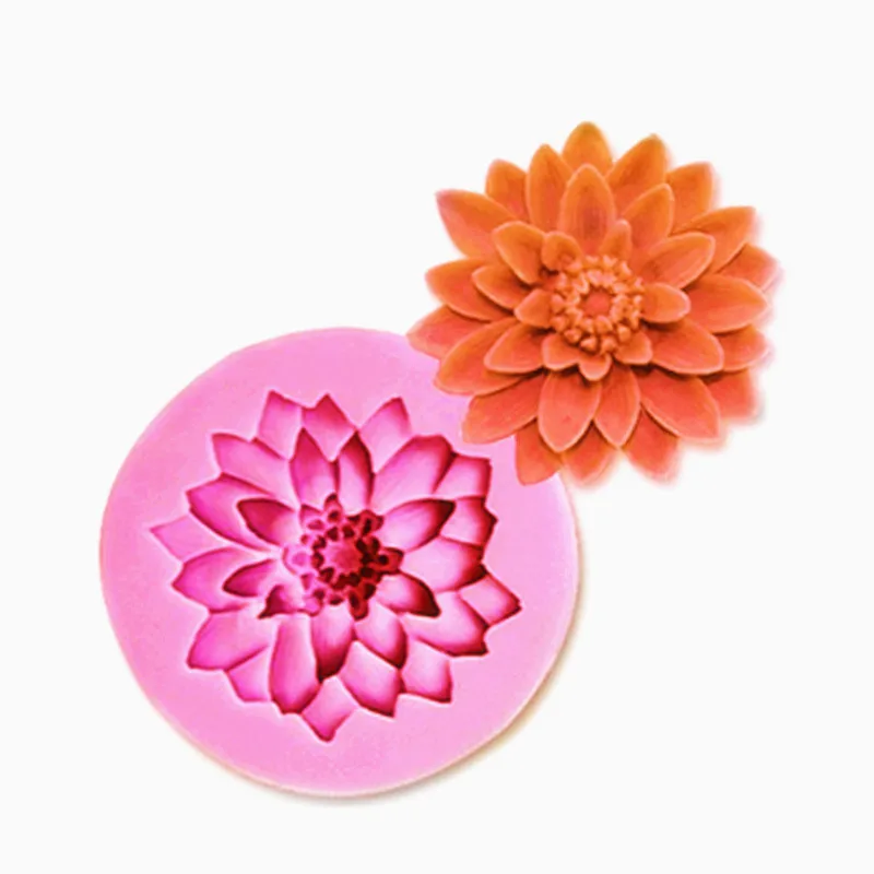 1 шт. форма для выпечки в форме цветка из силикона лотоса кухонная инструменты