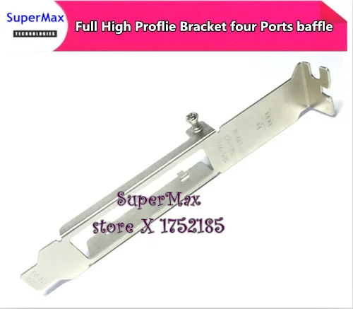 

NEW ARRIVALS Full High Proflie Bracket 4- Ports baffle for IBM 5717 39Y6138 39Y6136 39Y6137