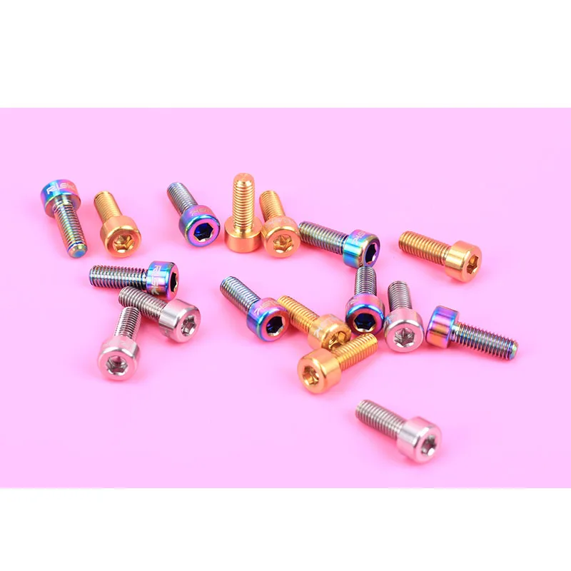 2 шт. рычаг переключателя тормозов из титанового сплава M5 x 14 мм | Спорт и