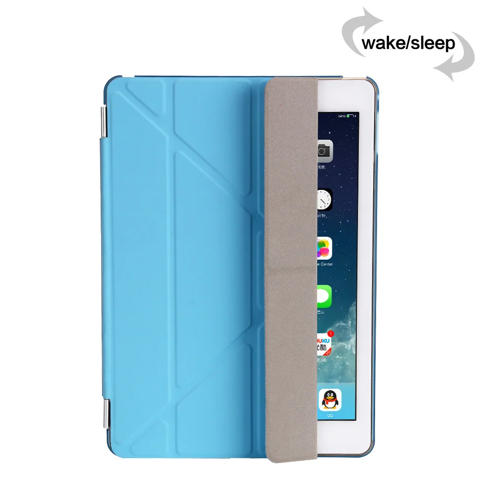 Для нового iPad / 9,7 дюймов чехол с несколькими стойками, смарт-чехол для Apple, iPad 9," с функцией автоматического сна/пробуждения A1893