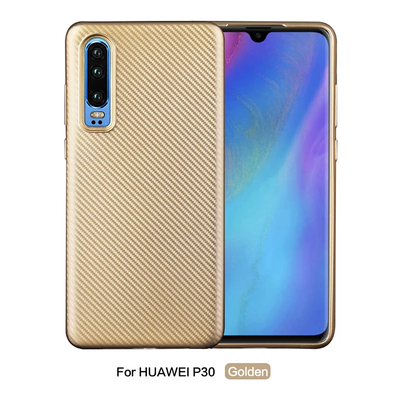 углеродные волокна узор силиконовый чехол на huawei P30 чехлы мягкий селиконовые