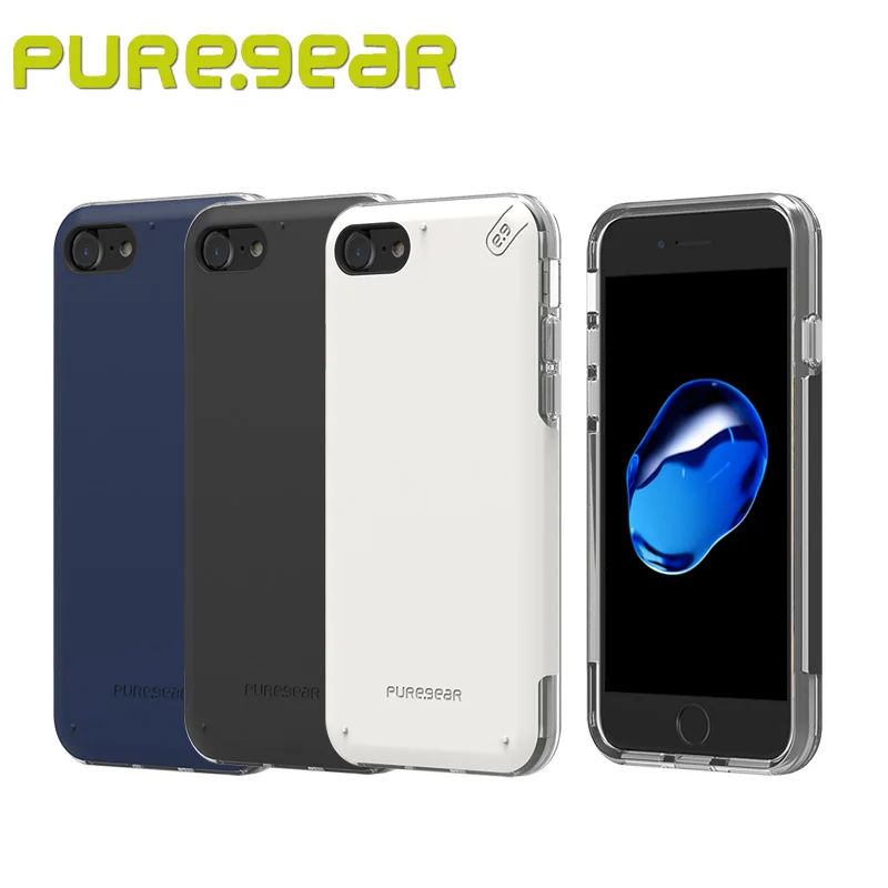 Оригинальный противоударный чехол Puregear DualTech Pro двухслойный для iPhone 8/7 4 7 дюйма в