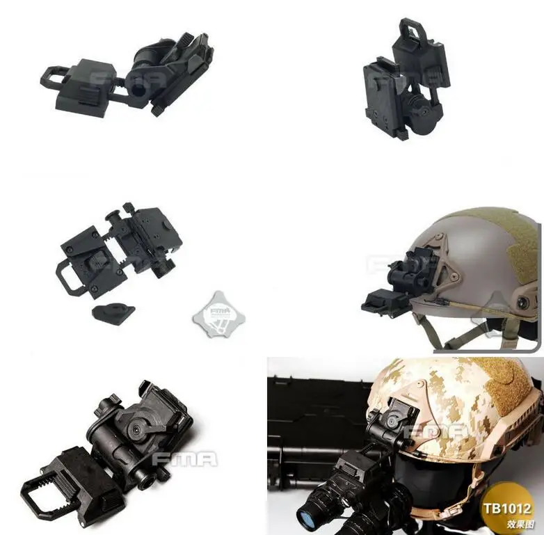 Пластик Airsoft Пейнтбол L4G24 ночное видение Googgles шлем NVG крепление