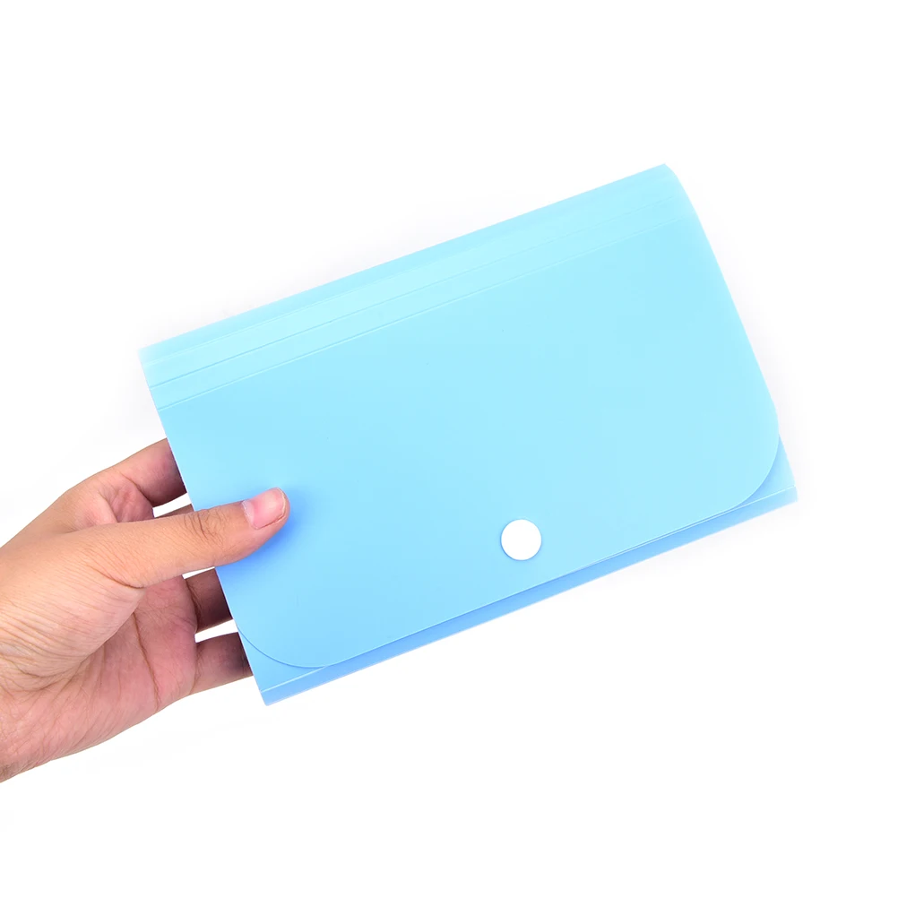 

Durable PP Organizer Bags 12 layers File Document Folder Bag Bills Receipts Pouch Card Holder Case 104*78*35mm