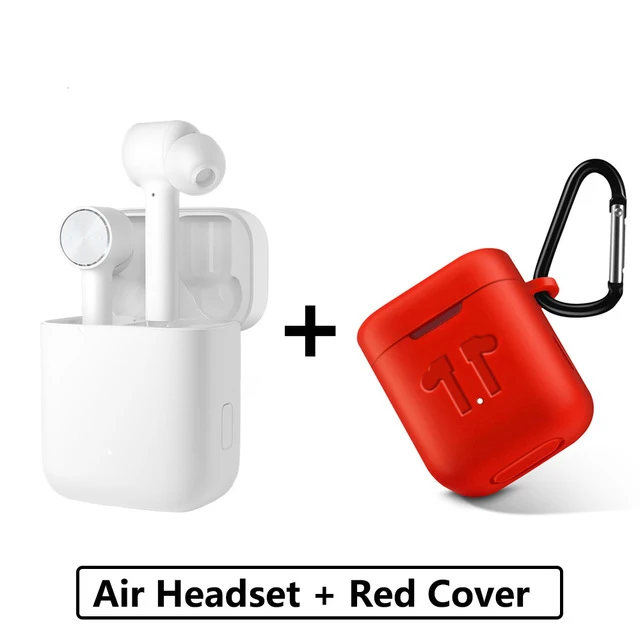 add Red case Xiaomi mi Airdots pro Air TWS Bluetooth гарнитура истинные беспроводные стерео спортивные наушники ANC переключатель ENC автоматическая пауза управление Touch mi 9 - Цвет: add Red case