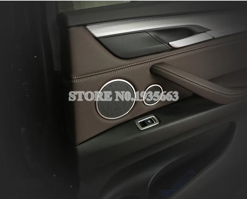 Накладки из нержавеющей стали на внутреннюю дверь динамика для BMW X5 F15 2014-2018 X6 F16