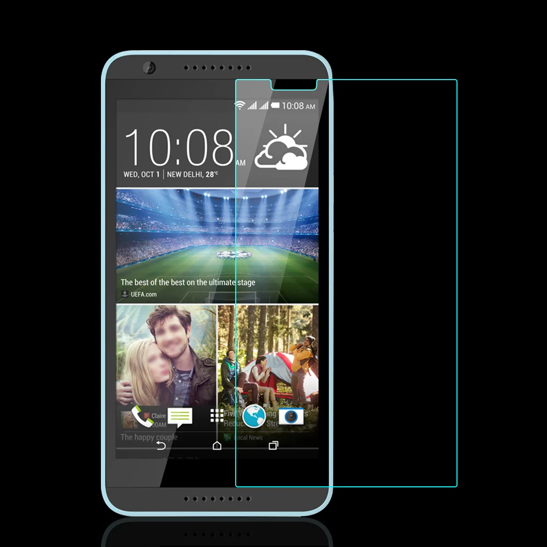 Качественное закаленное стекло 0 3 мм 9H для HTC Desire 620 626 816 820 828 One M7 M8 M9 10 защитная