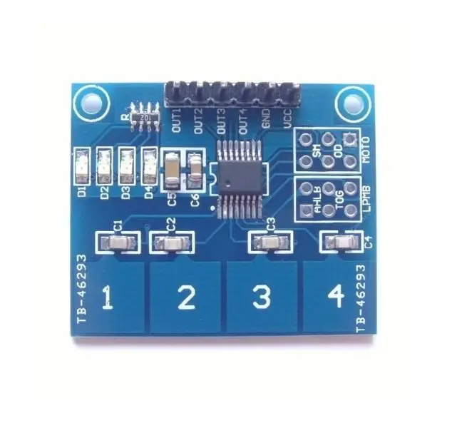 TTP224 4 Channel Digital Touch Sensor Module Capacitive Switch |