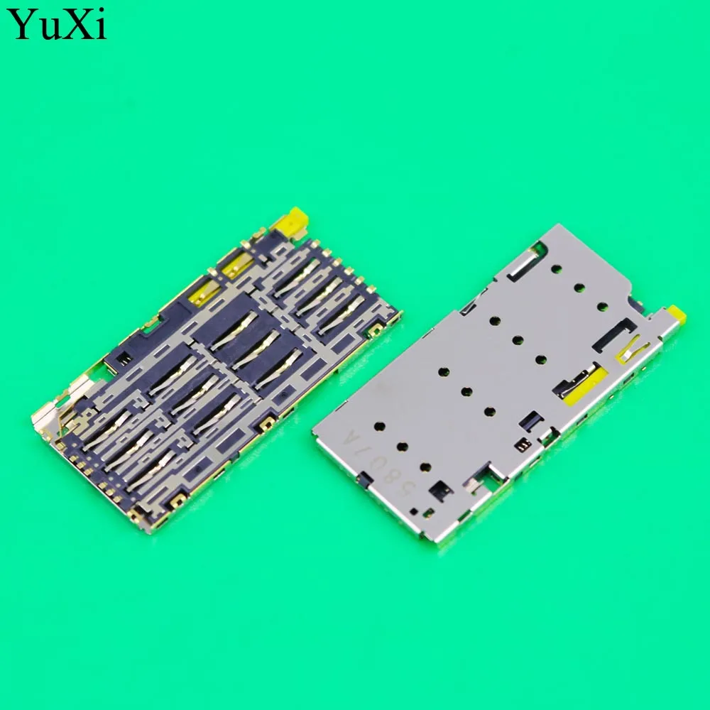 Держатель для сим карты YuXi считыватель разъемов Sony Xperia Z5 две SIM E6603 E6633 E6653 E6683