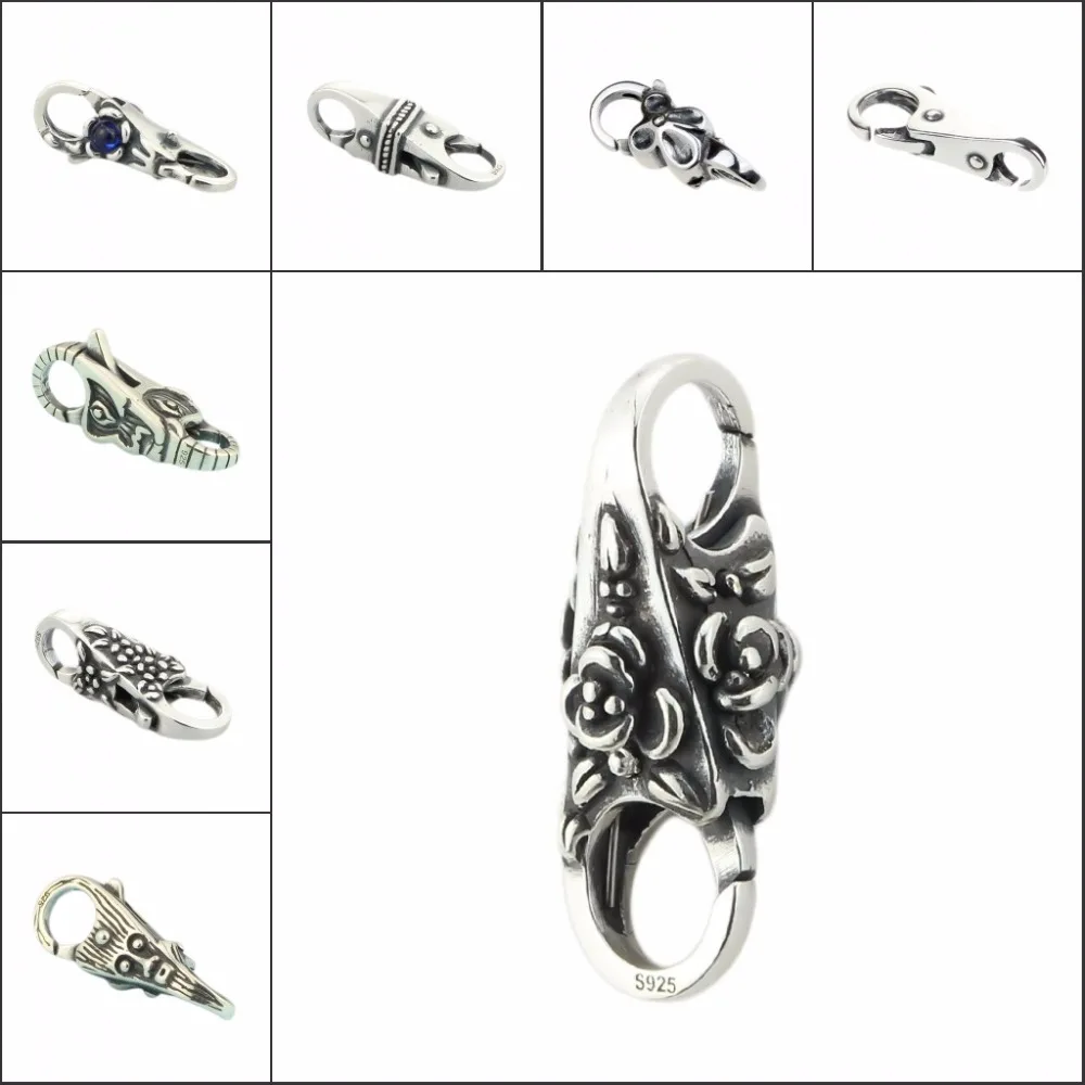 

Бусины Hunter 925 пробы серебряные подвески замки в виде животных Лобстер X замки подходят для европейских браслетов ювелирных изделий