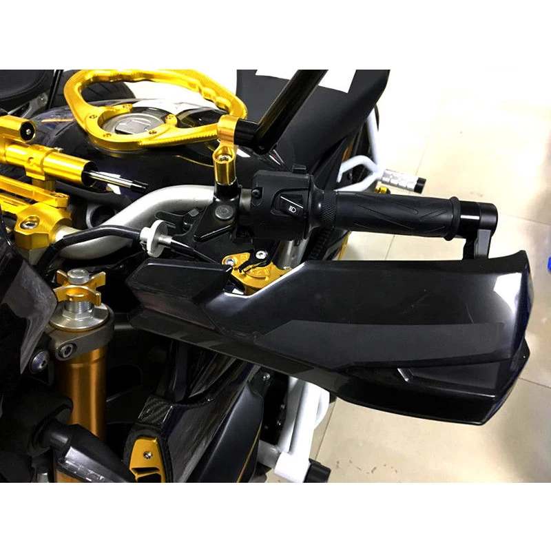 Защита для рук на руль мотоцикла со светодиодной подсветкой 2017 Kawasaki Z900 Yamaha MT07 MT09