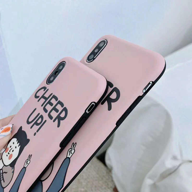 Fashion High Quality Pink Foundation Women's Phone Case for iphone 6 6s 7 8Plus All Inclusive Anti-fall Soft Cover XS Max XR |