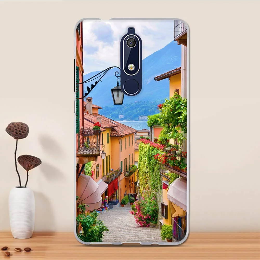 Чехол для Nokia 5,1 чехол силиконовый 3D мягкий чехол для телефона из ТПУ для Nokia5.1 Nokia 5. 1 Funda Coque для Nokia 5,1 чехол Capa Shell