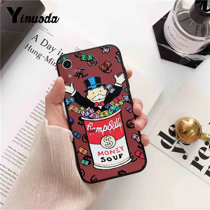 Чехол для телефона Yinuoda с рисунком доллара из мультфильма iPhone 8 7 6 6S 6Plus X XS MAX 5 5S SE XR