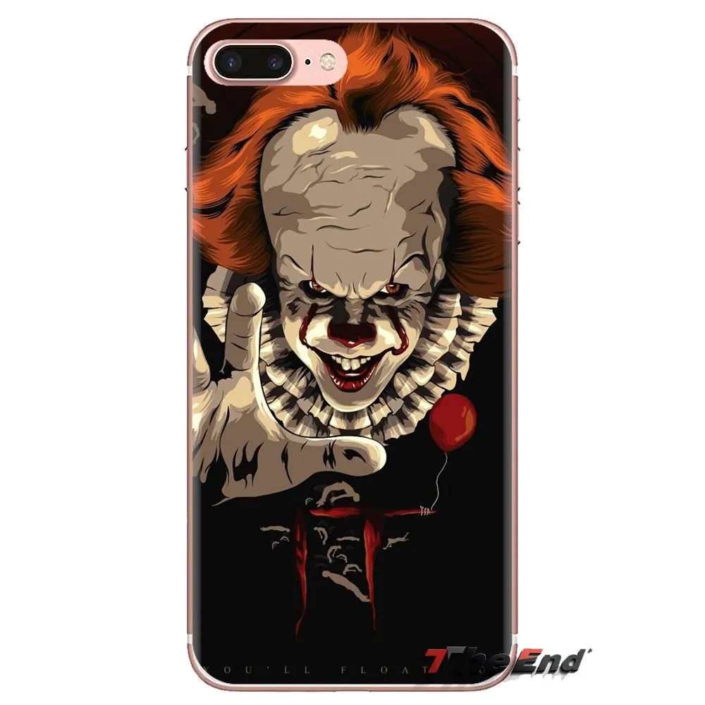 For iPod Touch Apple iPhone 4 4S 5 5S SE 5C 6 6S 7 8 X XR XS Plus MAX Soft Transparent Cases Covers Stephen King s It |