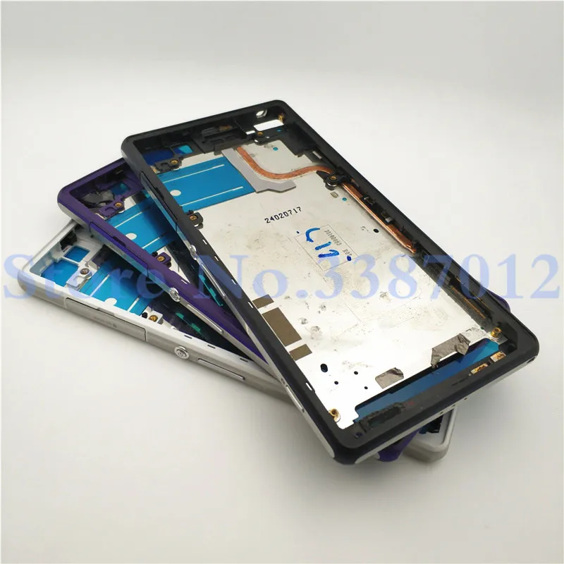 Bezel Replacement Front Middle Frame For Sony Xperia Z2 L50w D6503 D6502 Housing Plate Chassis | Мобильные телефоны и