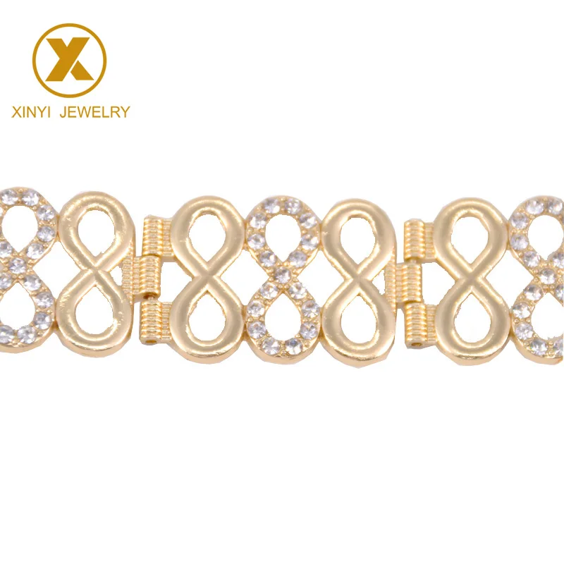 Gold white Новая модная бижутерия для пирсинга Блестящий цинковый сплав цепочка для живота Марокканский Стиль Ювелирный пояс полый свадебный пояс - Цвет: Gold white