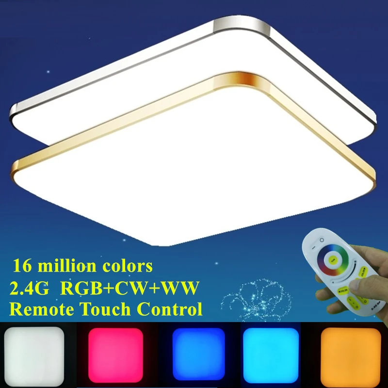 Новые светодиодные потолочные светильники RGB в современном стиле с
