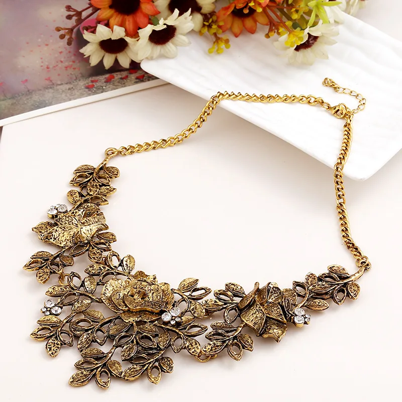 2017 летний стиль мода женщины цветок кулон цепь choker коренастый заявление