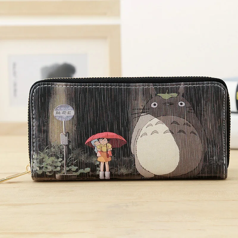 Yuri On Ice Женский кошелек Lovelive Totoro, женский клатч из искусственной кожи, держатель для карт и удостоверений личности, кошелек для денег, женские кошельки и кошельки