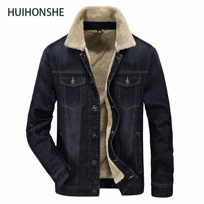 Новая зимняя хлопковая одежда для мужчин мужская джинсовая куртка европейский