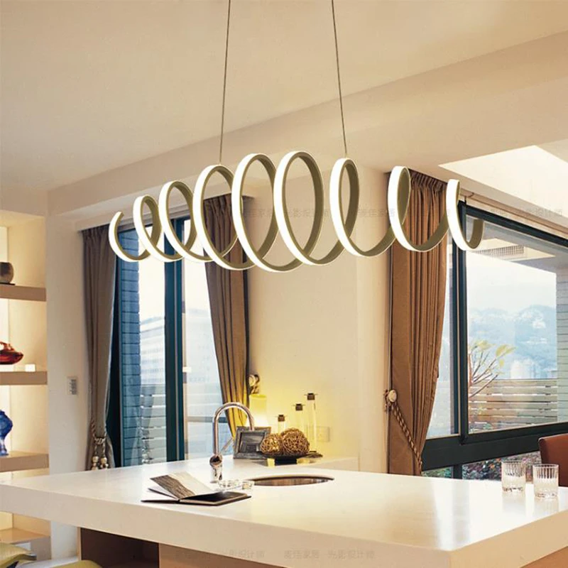 Креативная акриловая Современная светодиодный ная Потолочная люстра