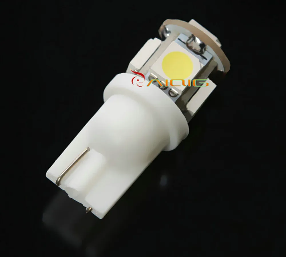 T10 5 SMD 5050 белый сигнал 501 194 W5W светодиодный ная лампа для приборной панели