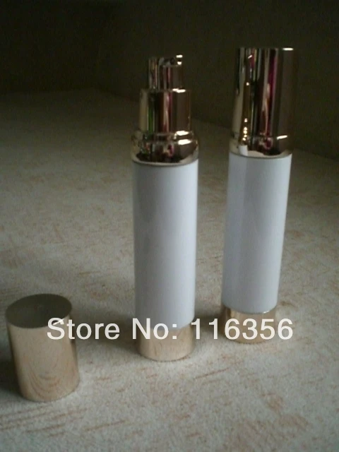 50ML white airless lotion bottle with airless pump