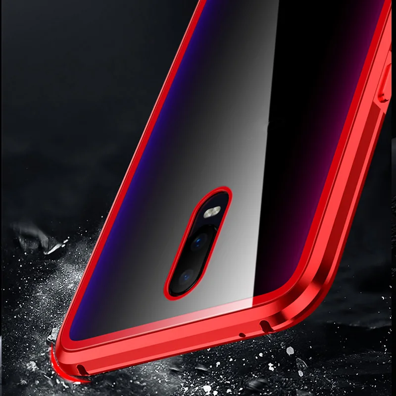 Двухсторонний чехол из закаленного стекла для OPPO R17 Pro 360 поглощающий