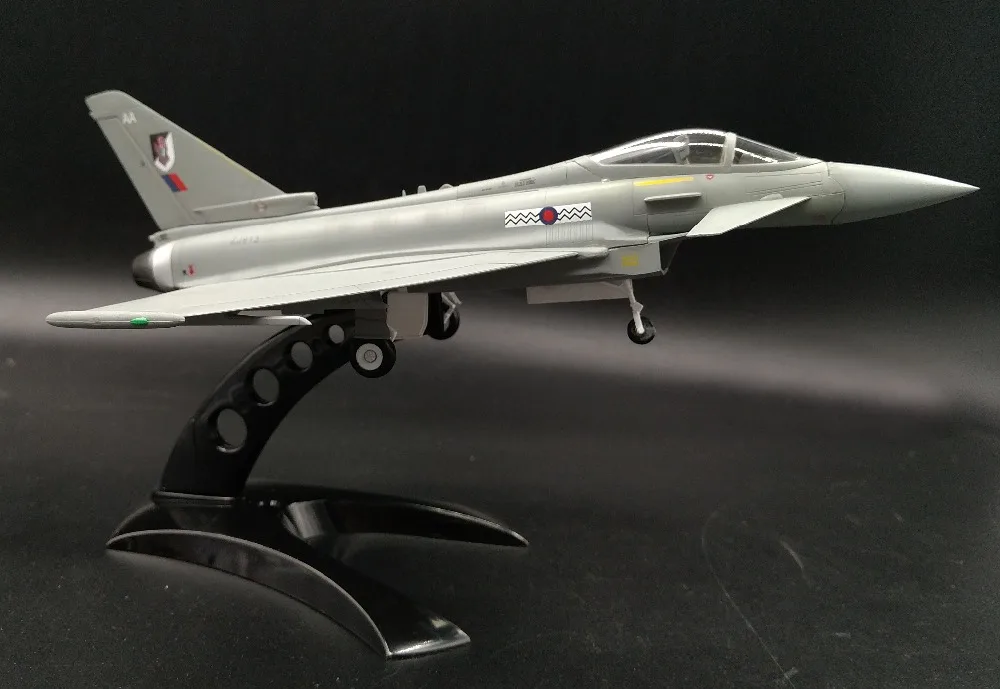 1: 72 британских ВВС EF 2000A модель тайфуна истребителя труба законченная коллекции